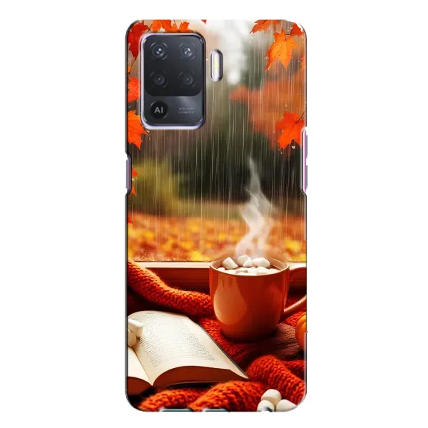 Чехол с принтом «Кофе и дождь» для OPPO A94