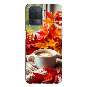 Чохол з унікальним дизайном 'Осінь з кавою' для Oppo A94