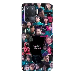 Чохол Гра в кальмара для Oppo A94 (Колаж Гра кальмара)