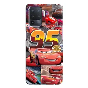 Силіконовий чохол Маквін для Oppo A94 (Колаж Блискавка Маквін)
