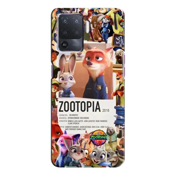 Чохол з принтом «Постер Зоотрополіс» для OPPO A94