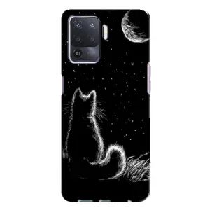 Чохол з принтом для Oppo A94 (AlphaPrint) Модні коти