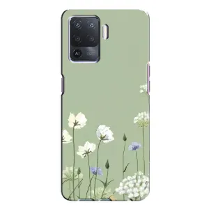 Чохол з принтом «Квіти на зеленому» для OPPO A94