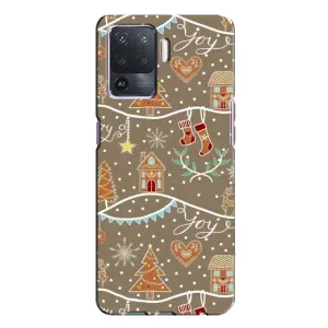 Новогодние, Праздничные Чехлы для Oppo A94 - 2024 год (Новогодние пряники)