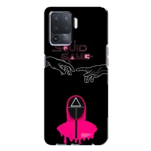 Чохол Гра в кальмара для Oppo A94 (Мінімалізм Гра кальмара)