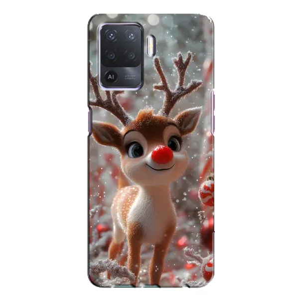 Чехол с принтом «Олень с носом» для OPPO A94