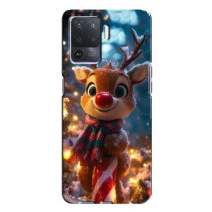 Чехол с принтом «Олень с шарфом» для OPPO A94