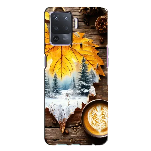 Чехол с принтом «Осенне-зимний кофе» для OPPO A94