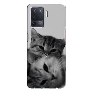 Чохол з принтом «Пара котів» для OPPO A94