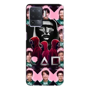 Чохол Гра в кальмара для Oppo A94 (Учасники Гра кальмара)
