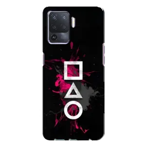 Чохол Гра в кальмара для Oppo A94 (Символи Гра кальмара)