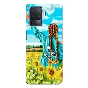 Чехол для Патриота Украины Oppo A94 - (AlphaPrint) (Украиночка)