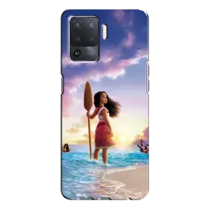 Чохол з мультфільмом Ваяна Oppo A94 (Моана з веслом)