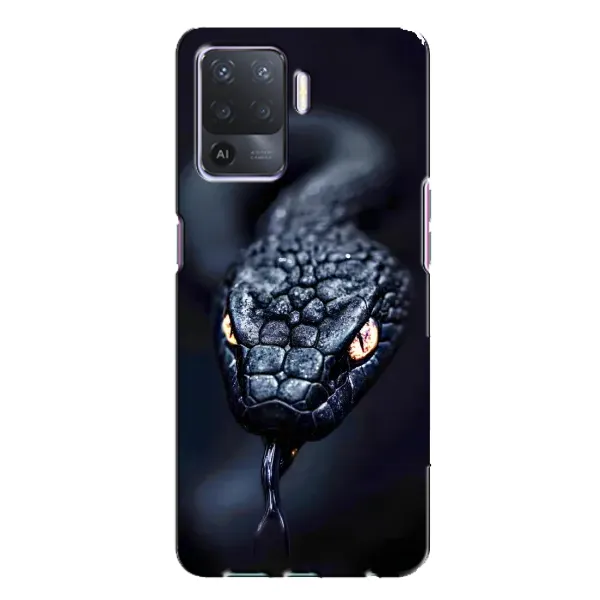 Чохол з принтом «Чорна змія» для OPPO A94