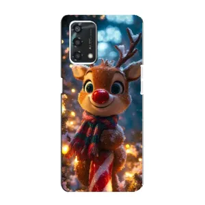 Чехол с принтом «Олень с шарфом» для OPPO A95
