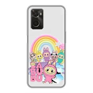 Чохол з принтом «Фон Лабубу» для OPPO A96