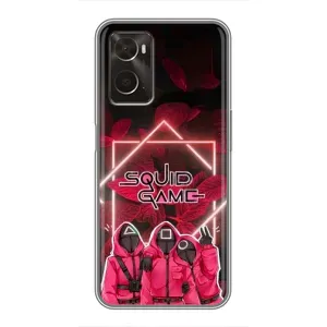 Чохол Гра в кальмара для Oppo A96 (Охоронці Гра кальмара)