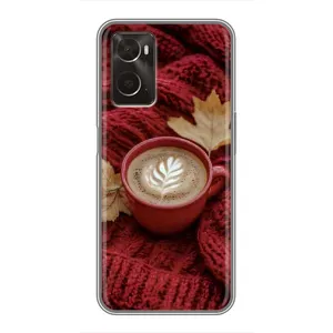 Чехол с принтом «Кофе на пледе» для OPPO A96