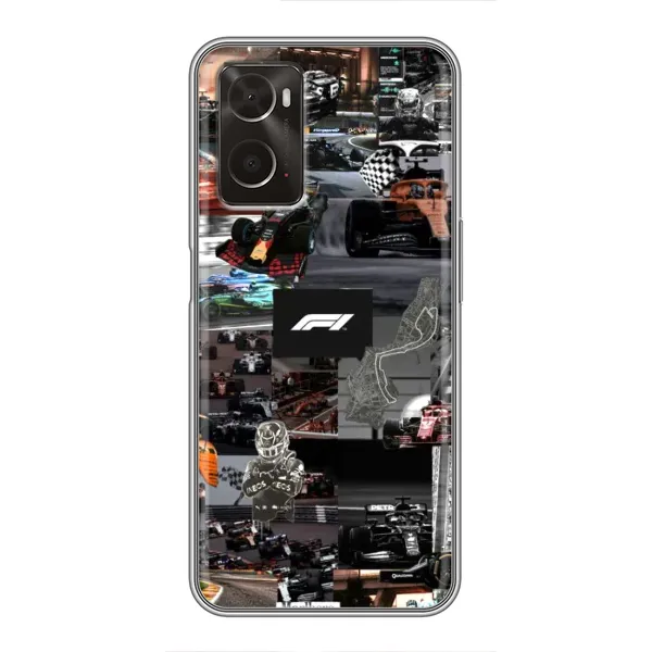 Чохол з принтом «Гоночний колаж Ф1» для OPPO A96 Чохол з принтом «Гоночний колаж Ф1» для OPPO A96