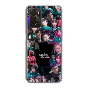 Чохол Гра в кальмара для Oppo A96 (Колаж Гра кальмара)