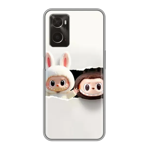 Чохол з принтом «Лабубу» для OPPO A96
