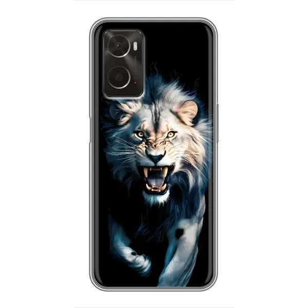 Чохол з принтом «Лев у темряві» для OPPO A96