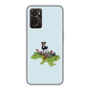 Чохли з картинкою собаки Патрон для Oppo A96 (AlphaPrint) (Сапер Пес)