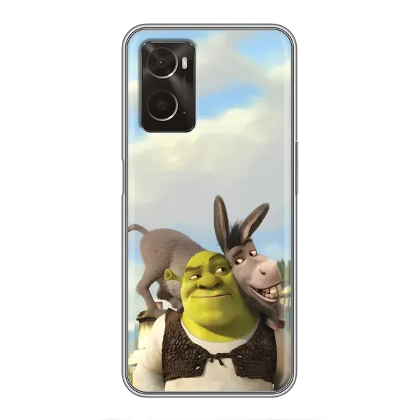 Чохол з принтом «Шрек та Осел» для OPPO A96 Чохол з принтом «Шрек та Осел» для OPPO A96
