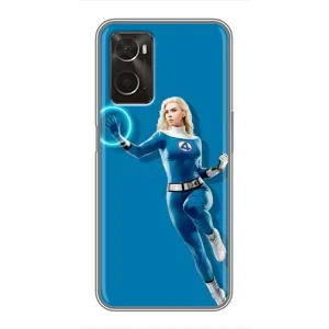 Чохол з принтом Фантастична четвірка для Oppo A96 (Сью Сторм політ)