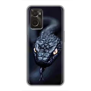 Чохол з принтом «Чорна змія» для OPPO A96