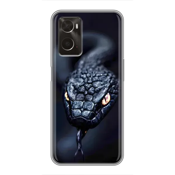Чохол з принтом «Чорна змія» для OPPO A96