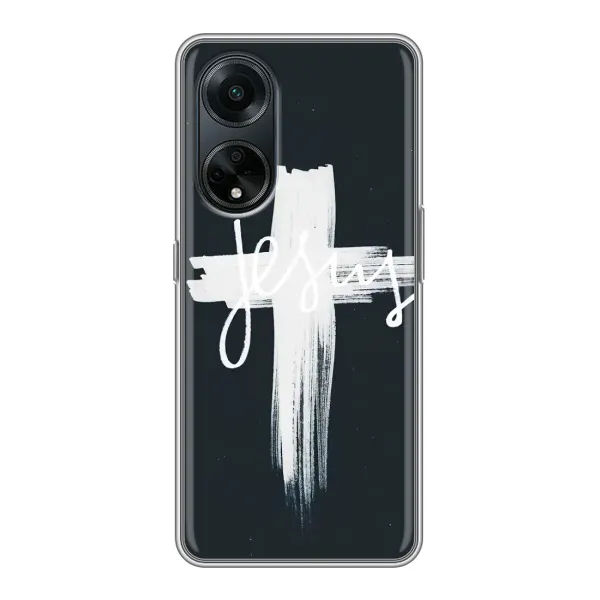 Чохол з принтом «Ісус» для OPPO A98