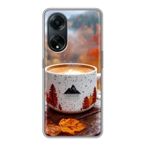 Чехол с принтом «Кофе на природе» для OPPO A98
