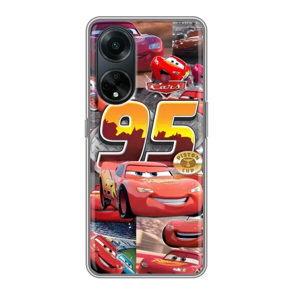 Чохол з принтом «Колаж Блискавка Маквін» для OPPO A98
