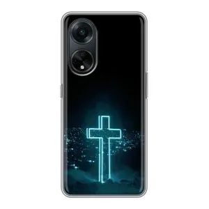 Чехол для Oppo A98 (AlphaPrint) - (Христианские)
