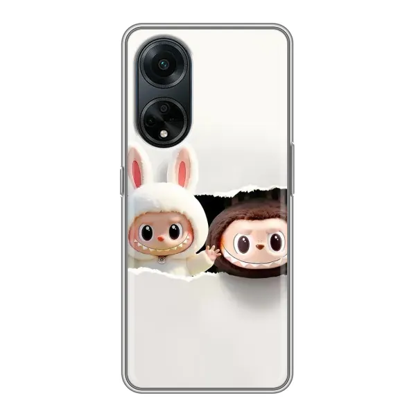 Чохол з принтом «Лабубу» для OPPO A98