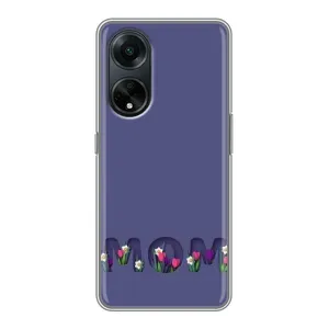 Чехол с принтом «Мама в цветах» для OPPO A98