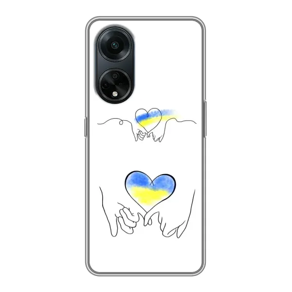 Чехол с принтом «Мир Украине» для OPPO A98