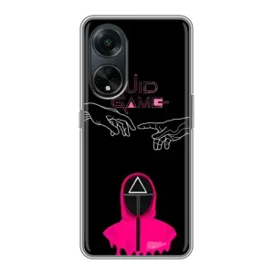 Чохол Гра в кальмара для Oppo A98 (Мінімалізм Гра кальмара)