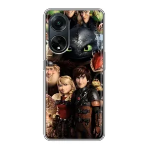 Чохол як приборкати дракона на Oppo A98 (Персонажі дракона)