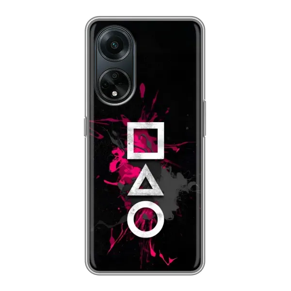 Чохол з принтом «Символи Гра кальмара» для OPPO A98