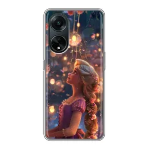 Чохол Рапунцель для Oppo A98 (Рапунцель ліхтарики)