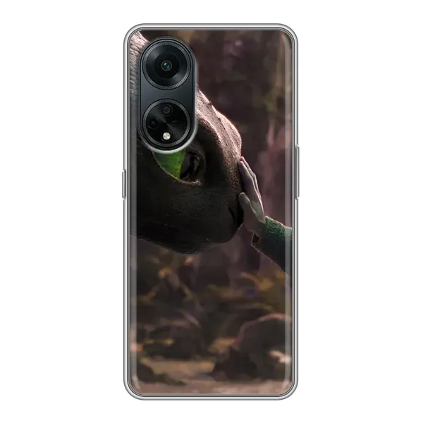 Чехол с принтом «Сцена с драконом» для OPPO A98