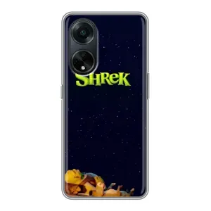 Чохол з мультфільмом Шрек на Oppo A98 (Відпочиваючий Шрек)