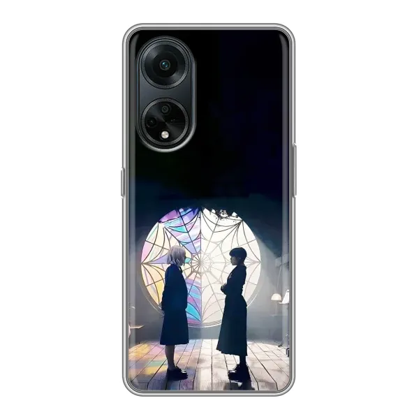 Чохол з принтом «Венздей та Інід» для OPPO A98 Чохол з принтом «Венздей та Інід» для OPPO A98