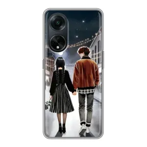 Чохол з дизайном Венздей 2 на Oppo A98 (Венздей та Тайлер)