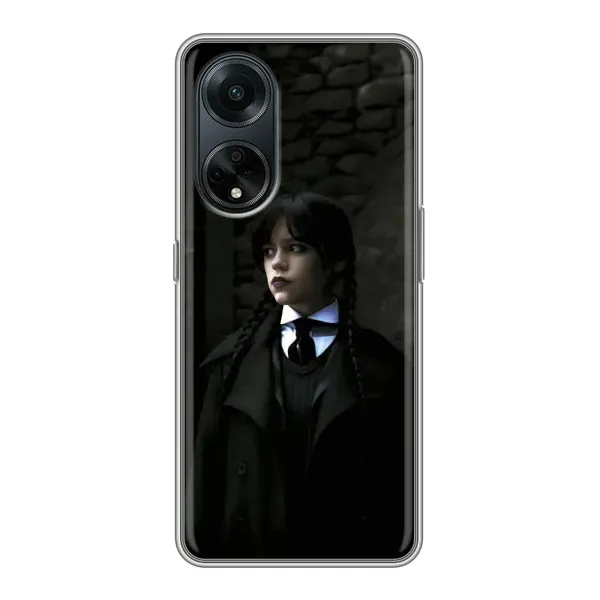 Чохол з принтом «Темний стиль Венздей» для OPPO A98 Чохол з принтом «Темний стиль Венздей» для OPPO A98