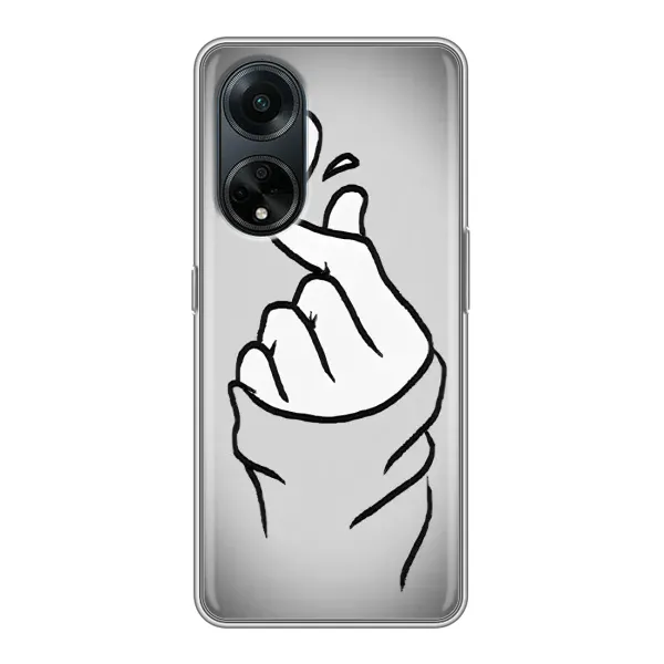 Чохол з принтом «Значок Love» для OPPO A98