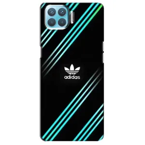 Чохли Адидас для Oppo F17 Pro (AlphaPrint) (Адідас з полосами)