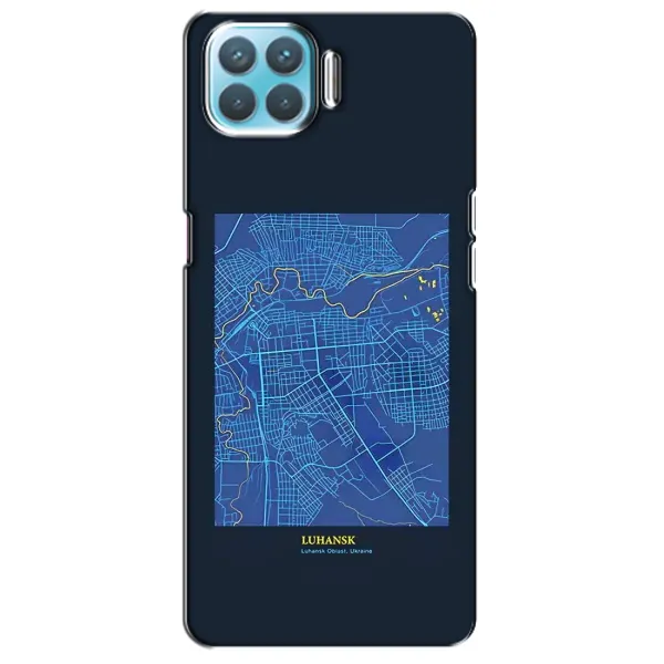 Чохол з принтом «Луганськ» для OPPO F17 Pro